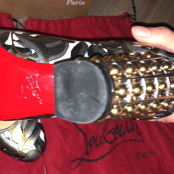 magnificent christian louisboutin limited Grey-Gold version - Picture 2 of 3